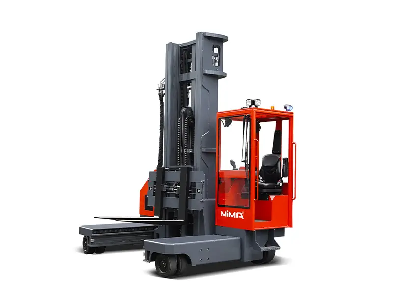 MiMA electric multi-directional forklift for long-material handling