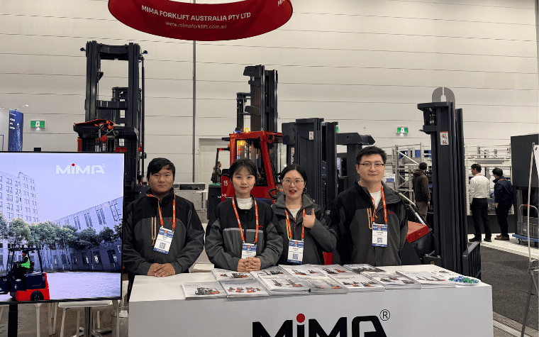 MiMA Forklift team supporting product and application discussions