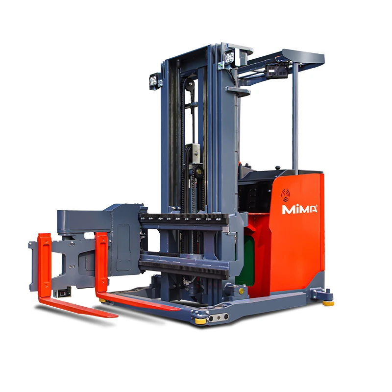 0.8T Stand-on Electric 3-way Pallet Stacker MC08