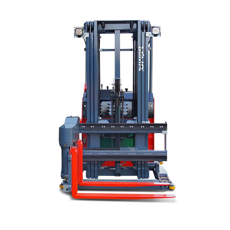 0.8T Stand-on Electric 3-way Pallet Stacker MC08